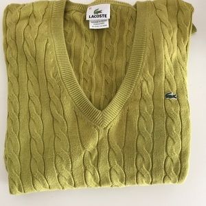 Green Lacoste Sweater